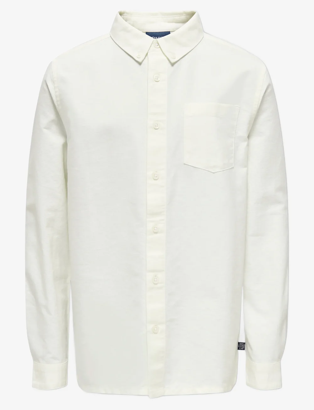 Kids Only - KOBRASMUS L/S OXFORD SHIRT WVN - långärmade skjortor - cloud dancer - 0