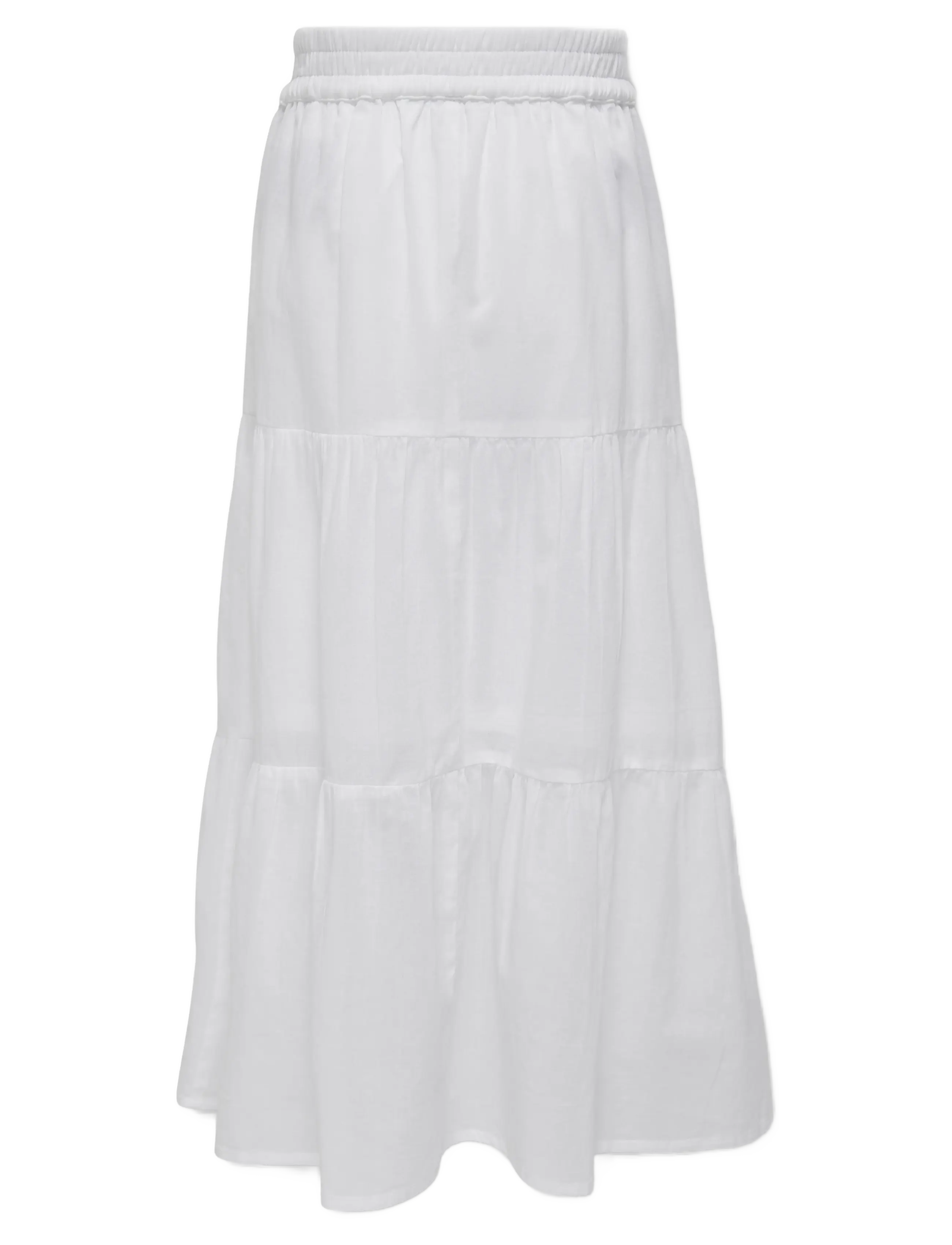 Kids Only - KOGMALENE LONG SKIRT WVN - maxi skirt - cloud dancer - 1