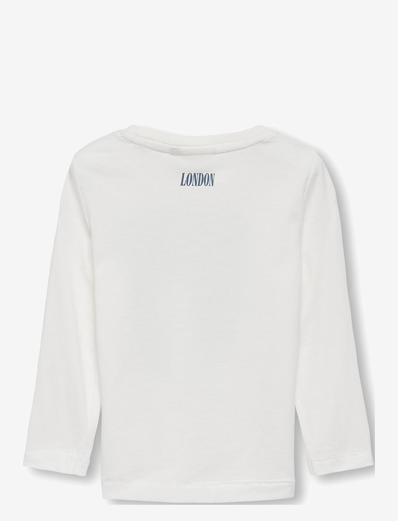 Kids Only - KMGCELINA LIFE REG L/S CITY TOP BOX JRS - långärmade t-shirts - cloud dancer - 2