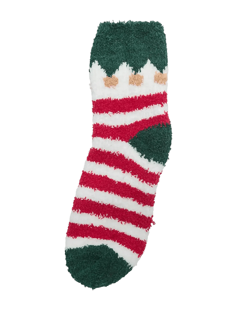 Kids Only - KOGCHRISTMAS CHINELLE SOCK IN A BALL ACC - strømper - cloud dancer - 0