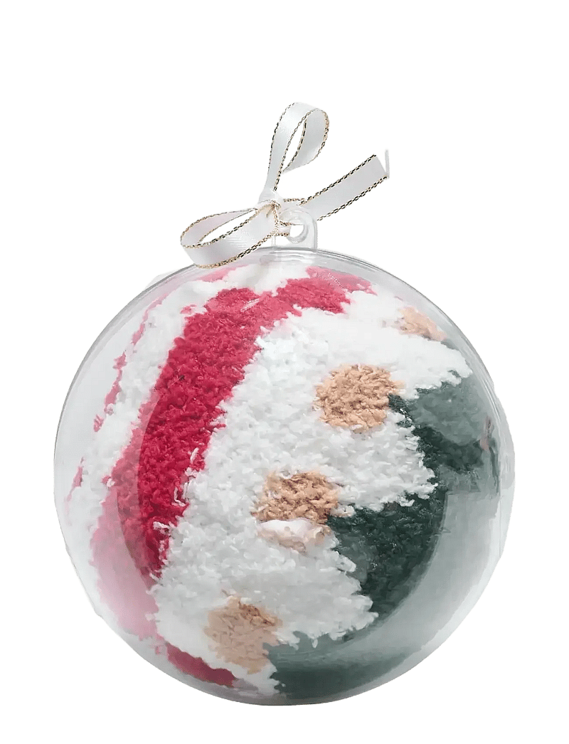 Kids Only - KOGCHRISTMAS CHINELLE SOCK IN A BALL ACC - strømper - cloud dancer - 1