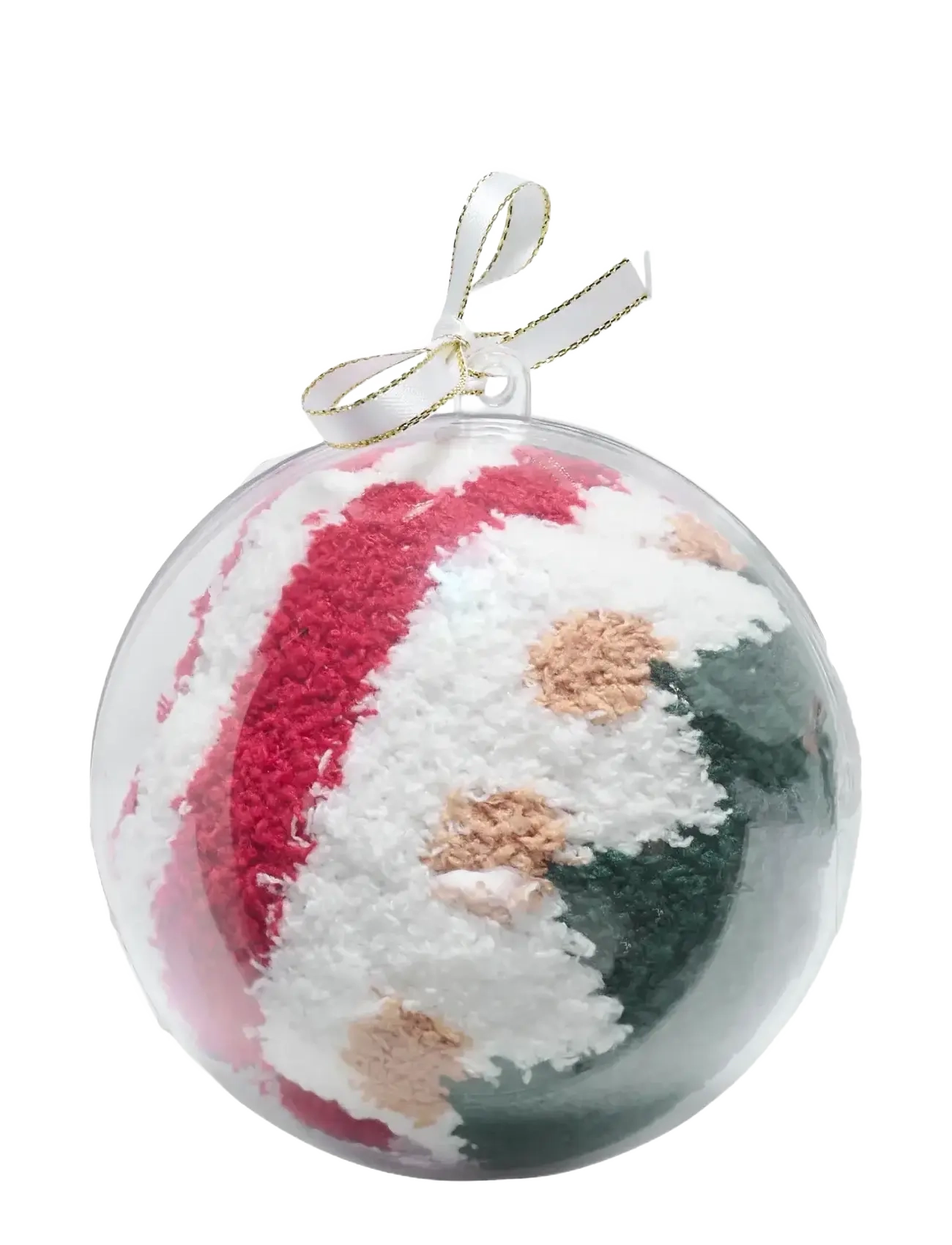 Kids Only - KOGCHRISTMAS CHINELLE SOCK IN A BALL ACC - chaussettes - cloud dancer - 1