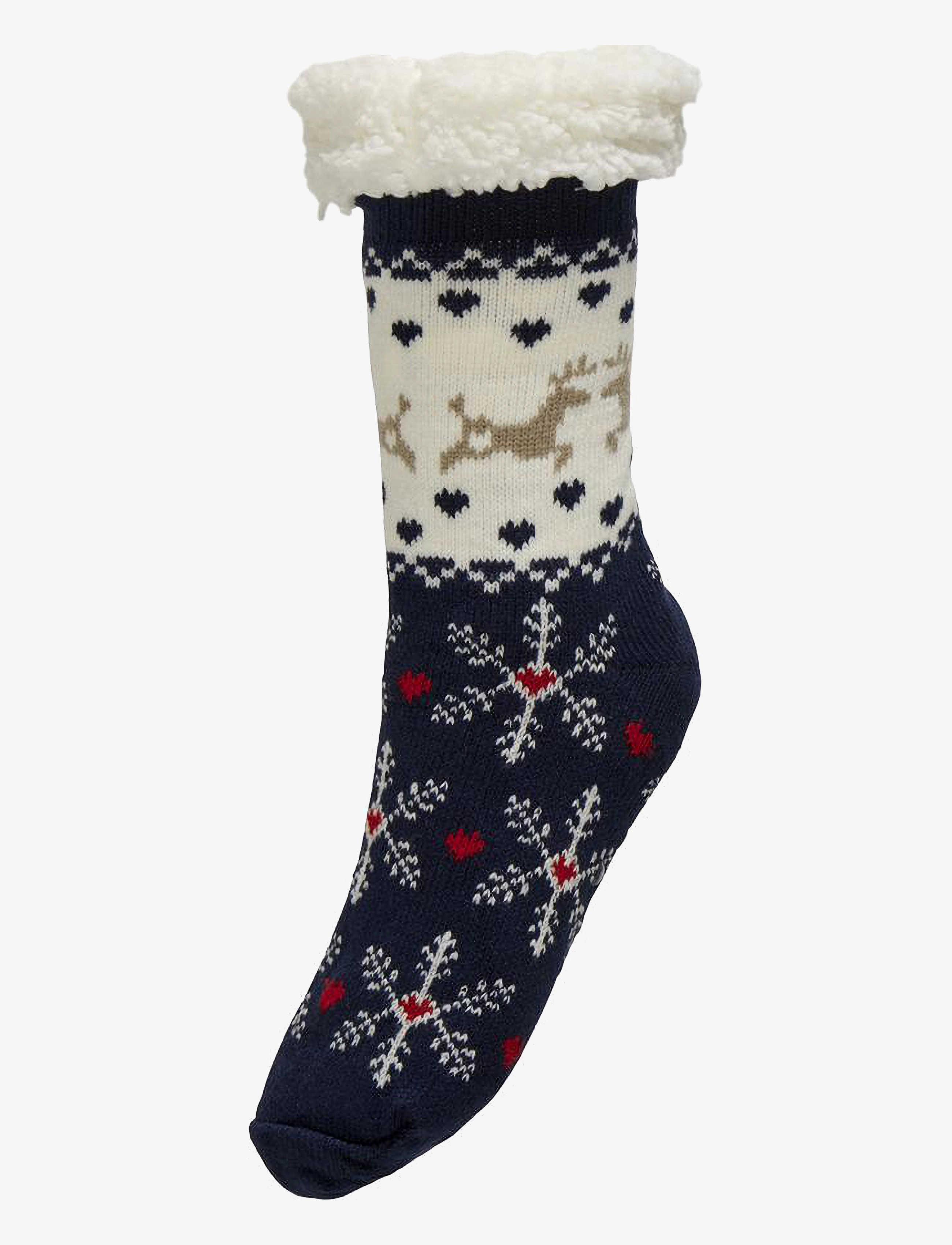 Kids Only KOGCHRISTMAS TEDDY SOCKS ACC - Kläder - NIGHT SKY / navy