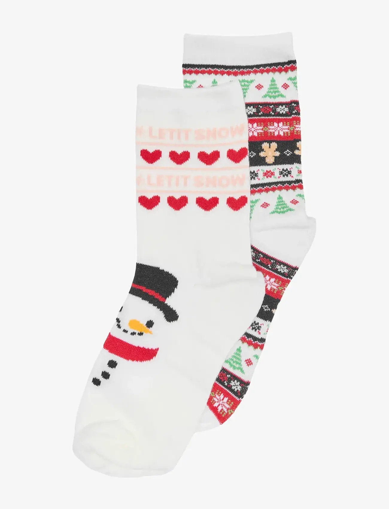 Kids Only - KOGCHRISTMAS 2-PACK SOCK BOX ACC - strümpfe - cloud dancer - 0