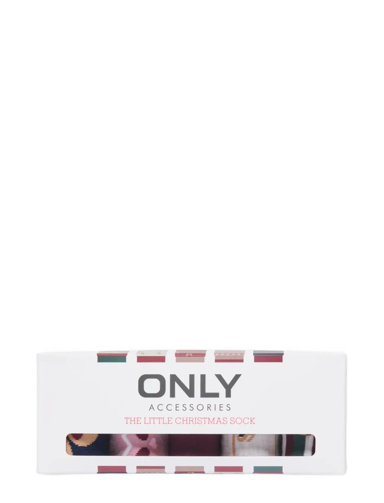Kids Only - KOGCHRISTMAS 5-PACK SOCKS IN A BOX ACC - cabernet - 1
