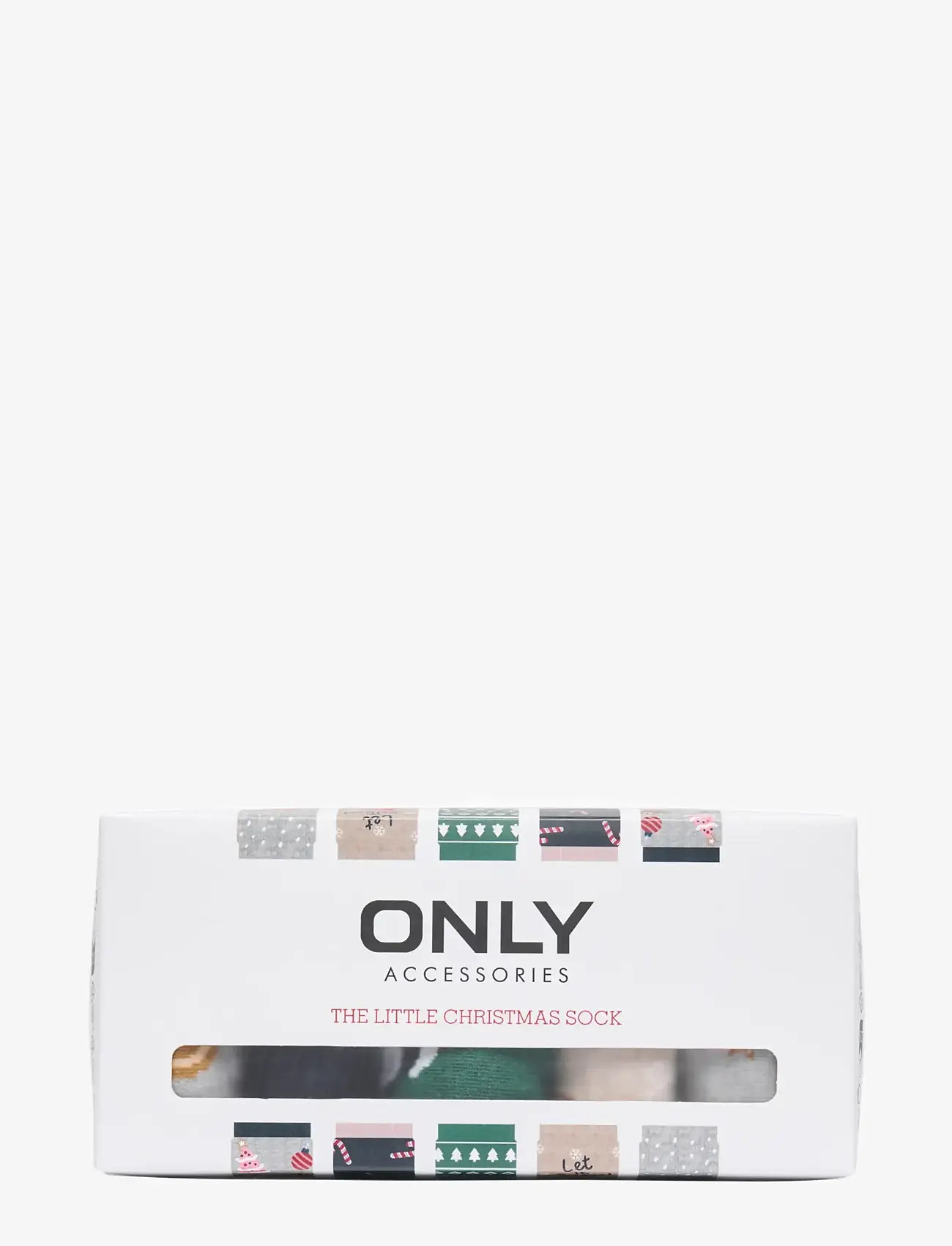 Kids Only - KOGCHRISTMAS 5-PACK SOCKS IN A BOX ACC - light grey melange - 1