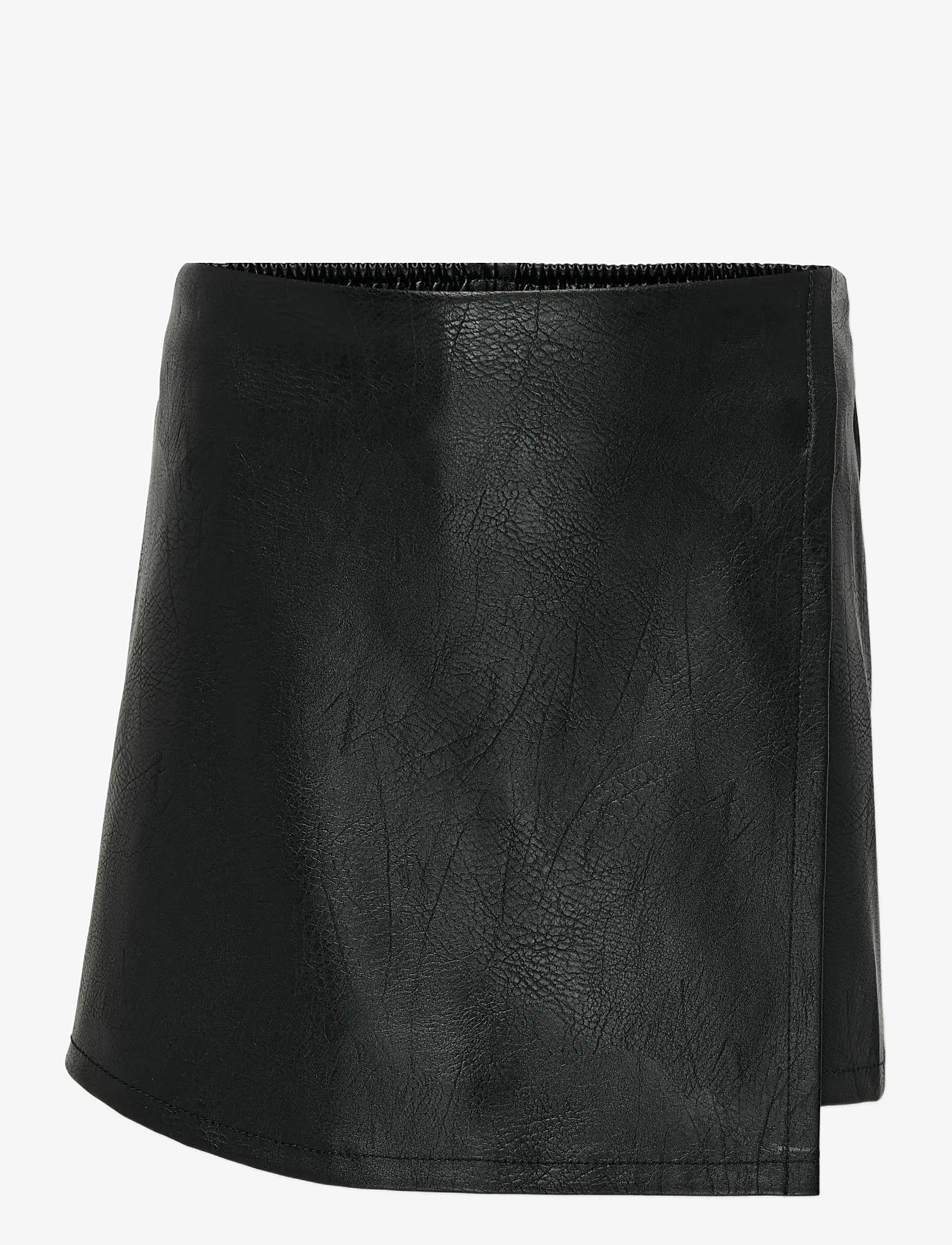 Kids Only - KOGVERA FAUX LEATHER SKORT OTW - byxkjolar - black - 0