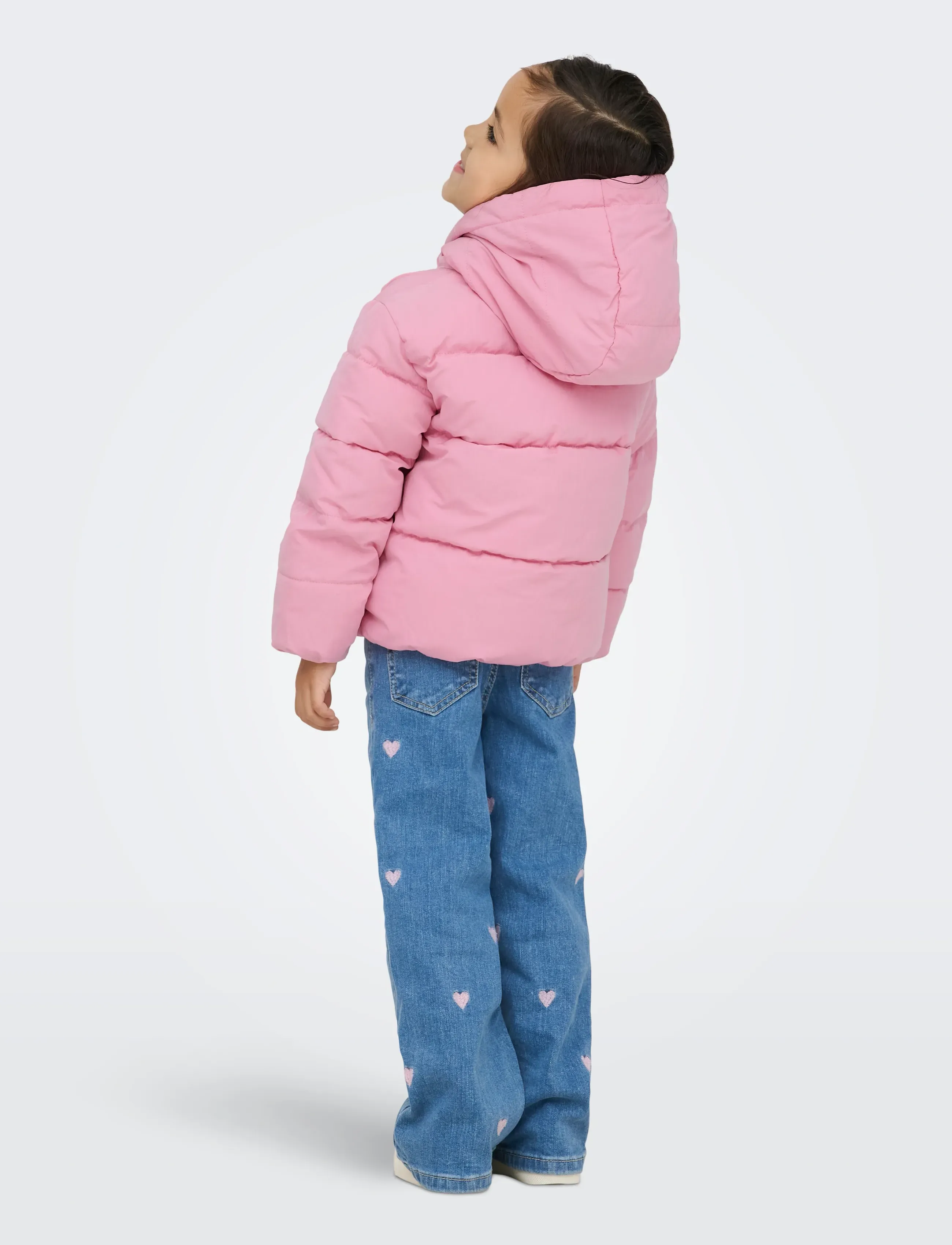 Kids Only - KMGDOLLY LIFE SHORT PUF JACKET OTW NOOS - winter jackets - sea pink - 3