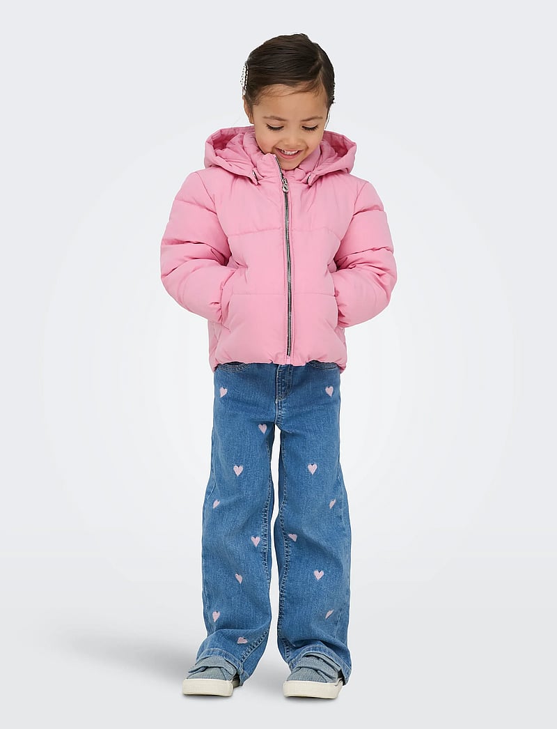 Kids Only - KMGDOLLY LIFE SHORT PUF JACKET OTW NOOS - Žieminė striukė - sea pink - 4
