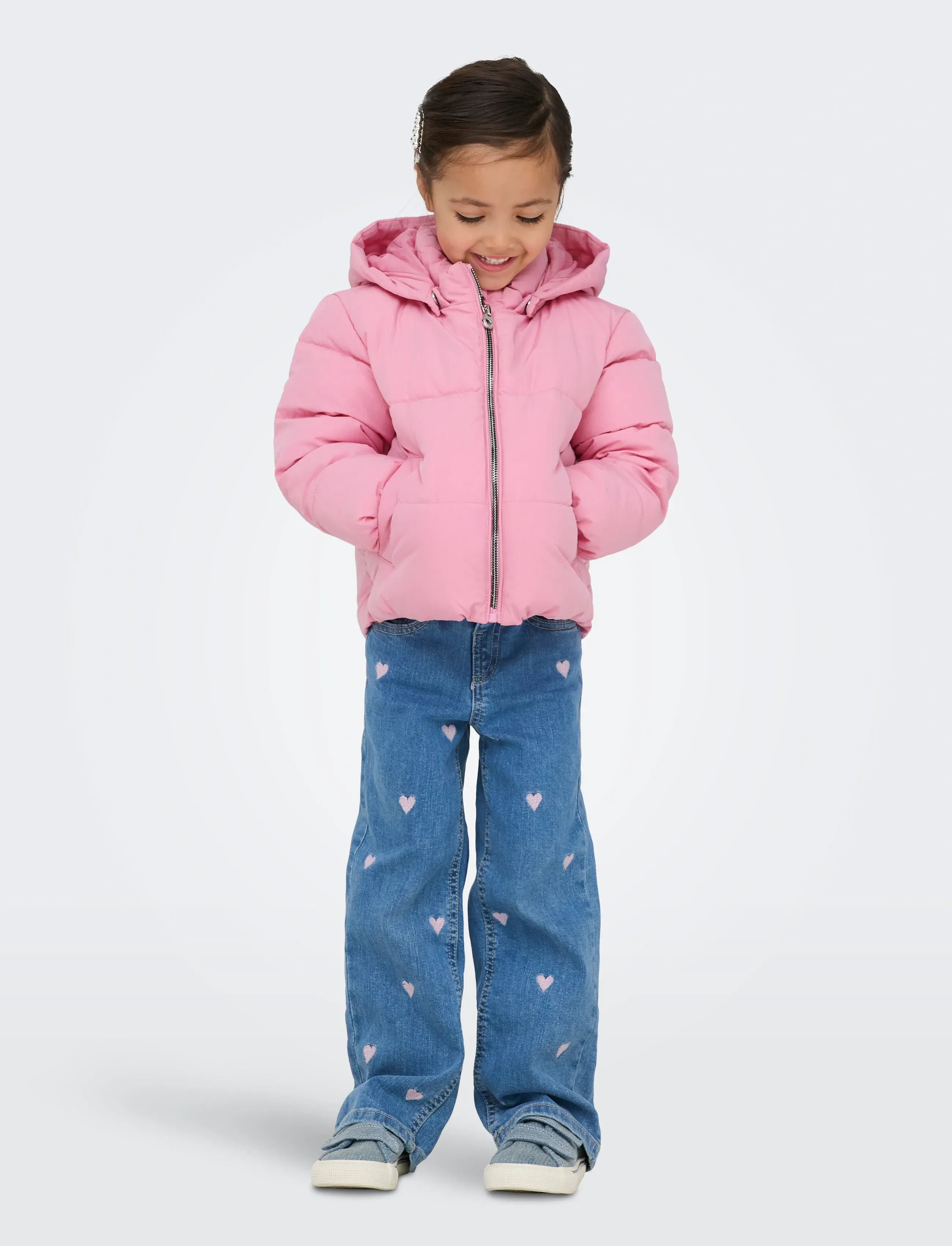 Kids Only - KMGDOLLY LIFE SHORT PUF JACKET OTW NOOS - winter jackets - sea pink - 4