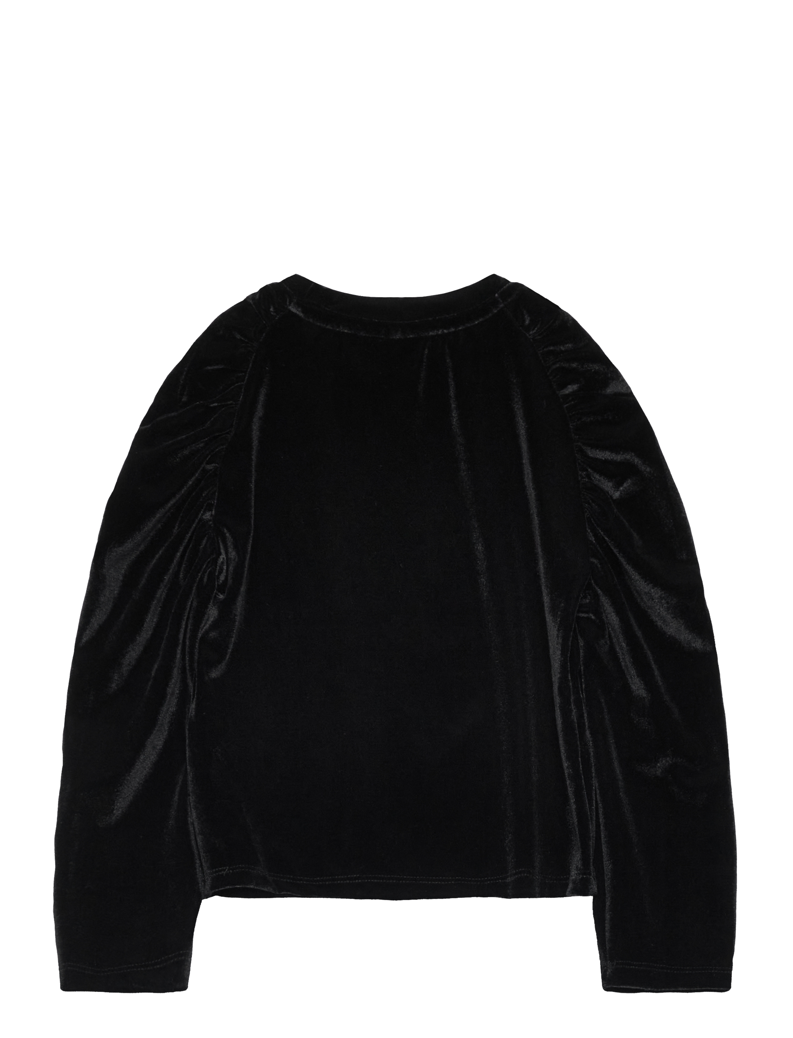Kids Only - KOGSILLE L/S VELVET DETAIL TOP JRS - langärmelige - black - 1
