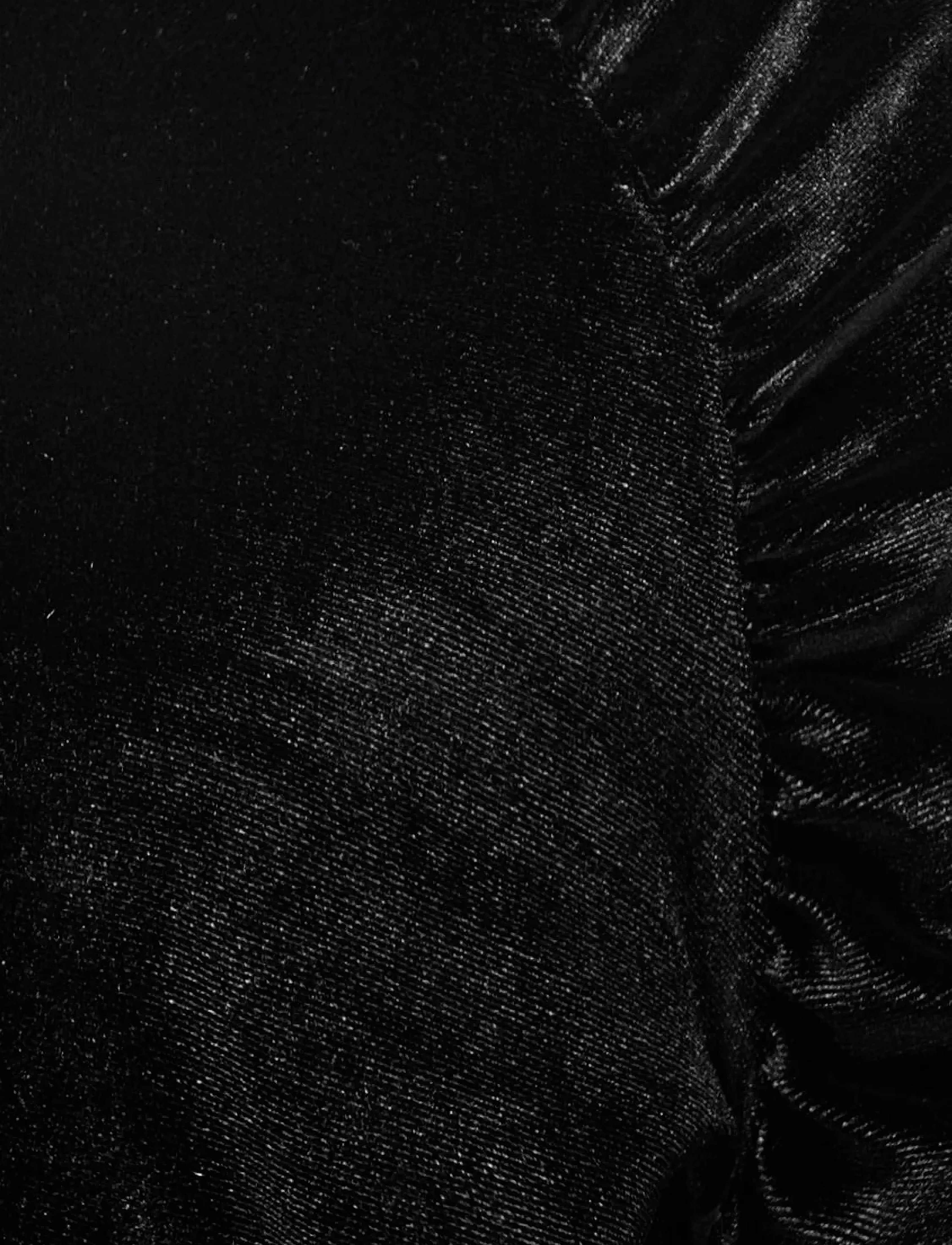 Kids Only - KOGSILLE L/S VELVET DETAIL TOP JRS - langärmelige - black - 2
