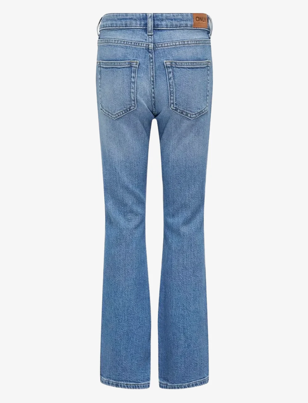 Kids Only - KOGEVERLY LIFE MW BOOTC MINI DNM CROBOX - bootcut jeans - light blue denim - 1