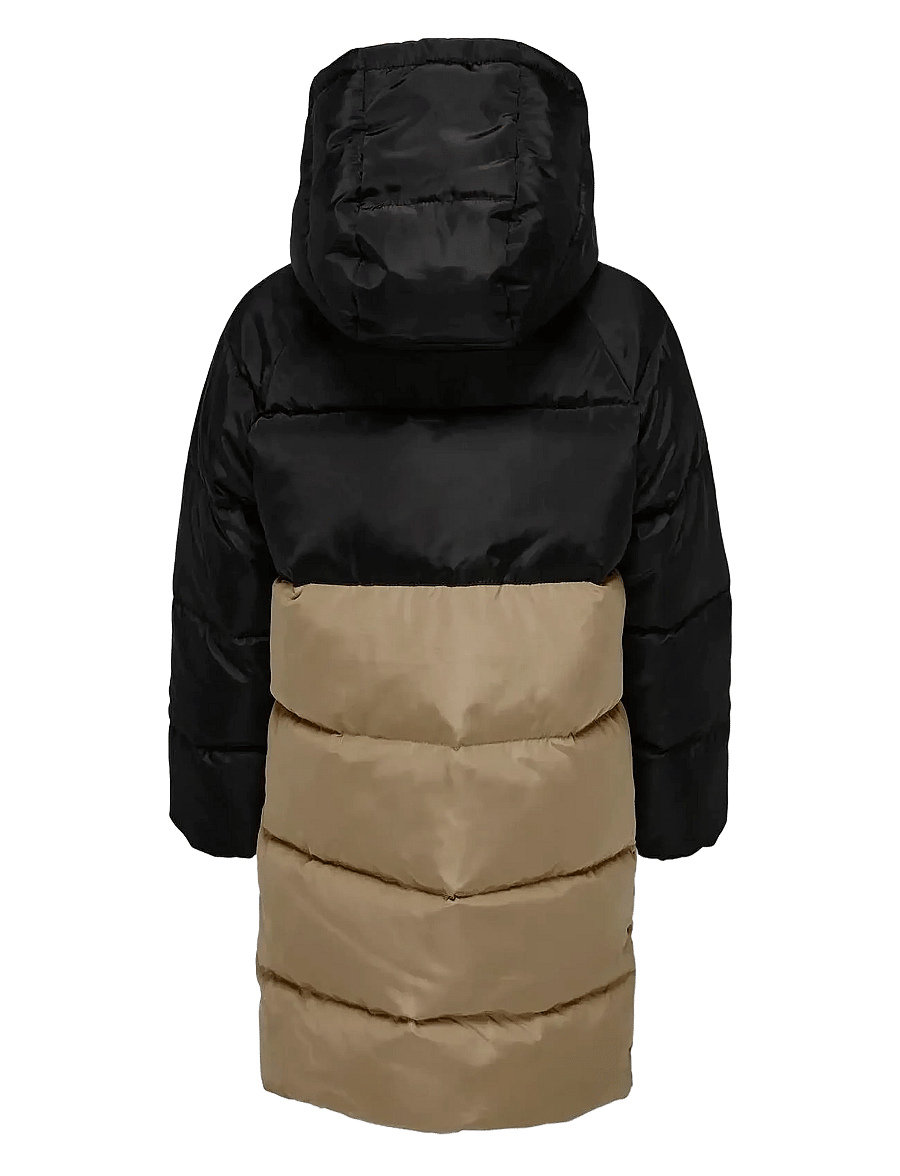 Kids Only - KOGNEWBECCA LONG PUFFER CS OTW - dunjakker & forede jakker - black - 1