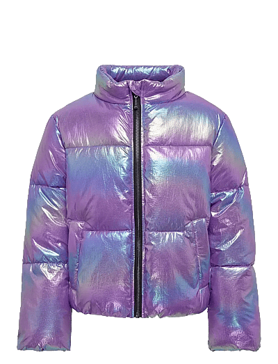 Kids Only KOGCELINE METALLIC SHORT PUFFER CS OTW - Jackets - PURPLE OPULENCE / purple