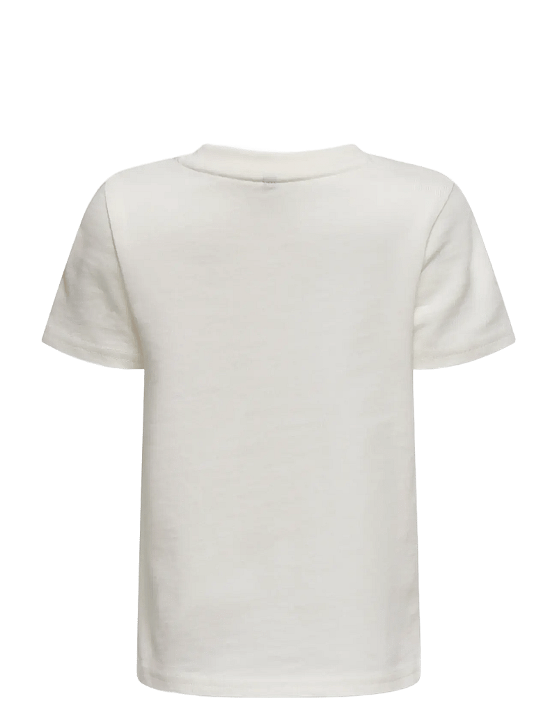 Kids Only - KMGRIRI LIFE S/S STONES TOP BOX JRS - kortærmede t-shirts - cloud dancer - 2