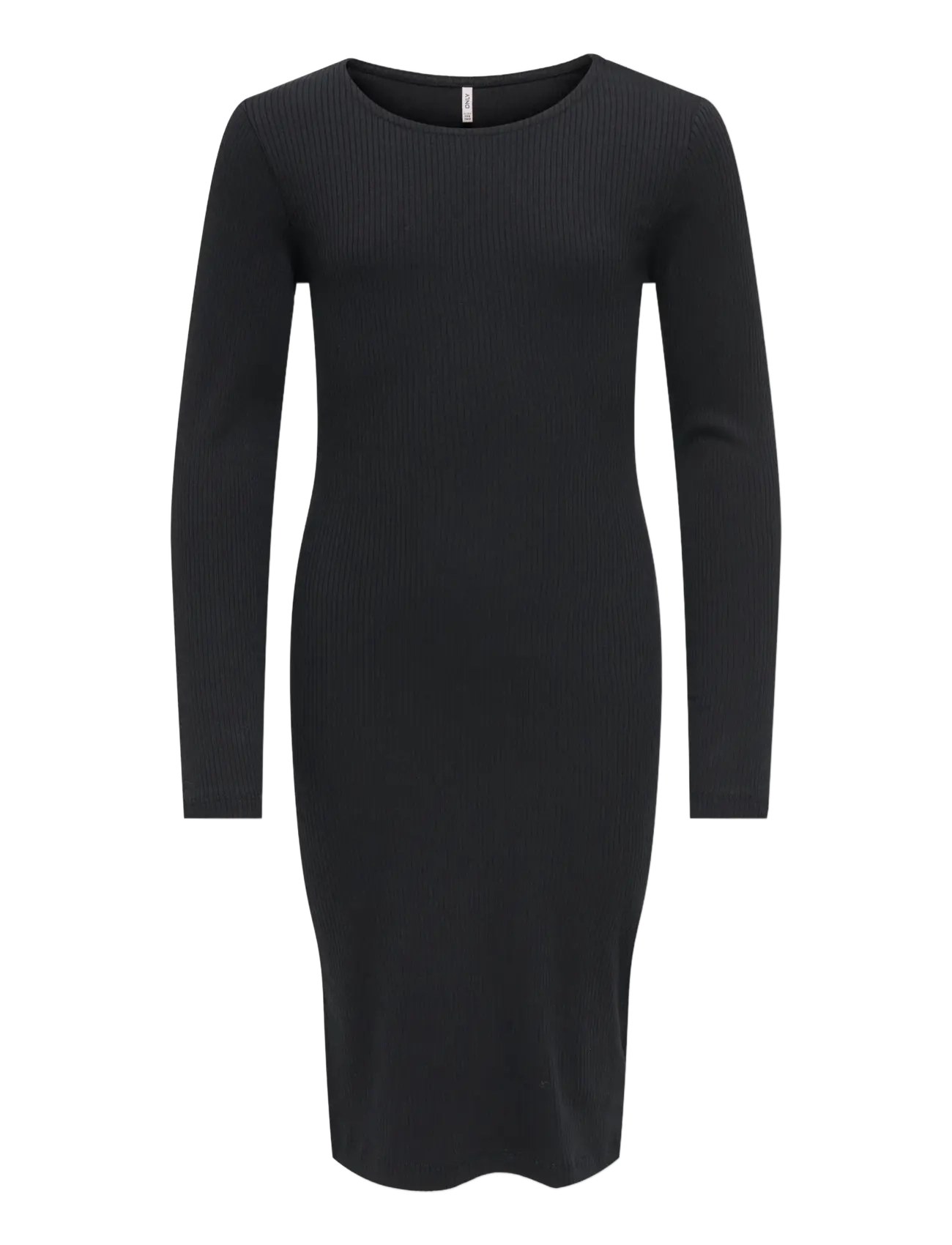 Kids Only KOGBELFAST LIFE L/S MIDI DRESS JRS NOOS - Riided - BLACK / black