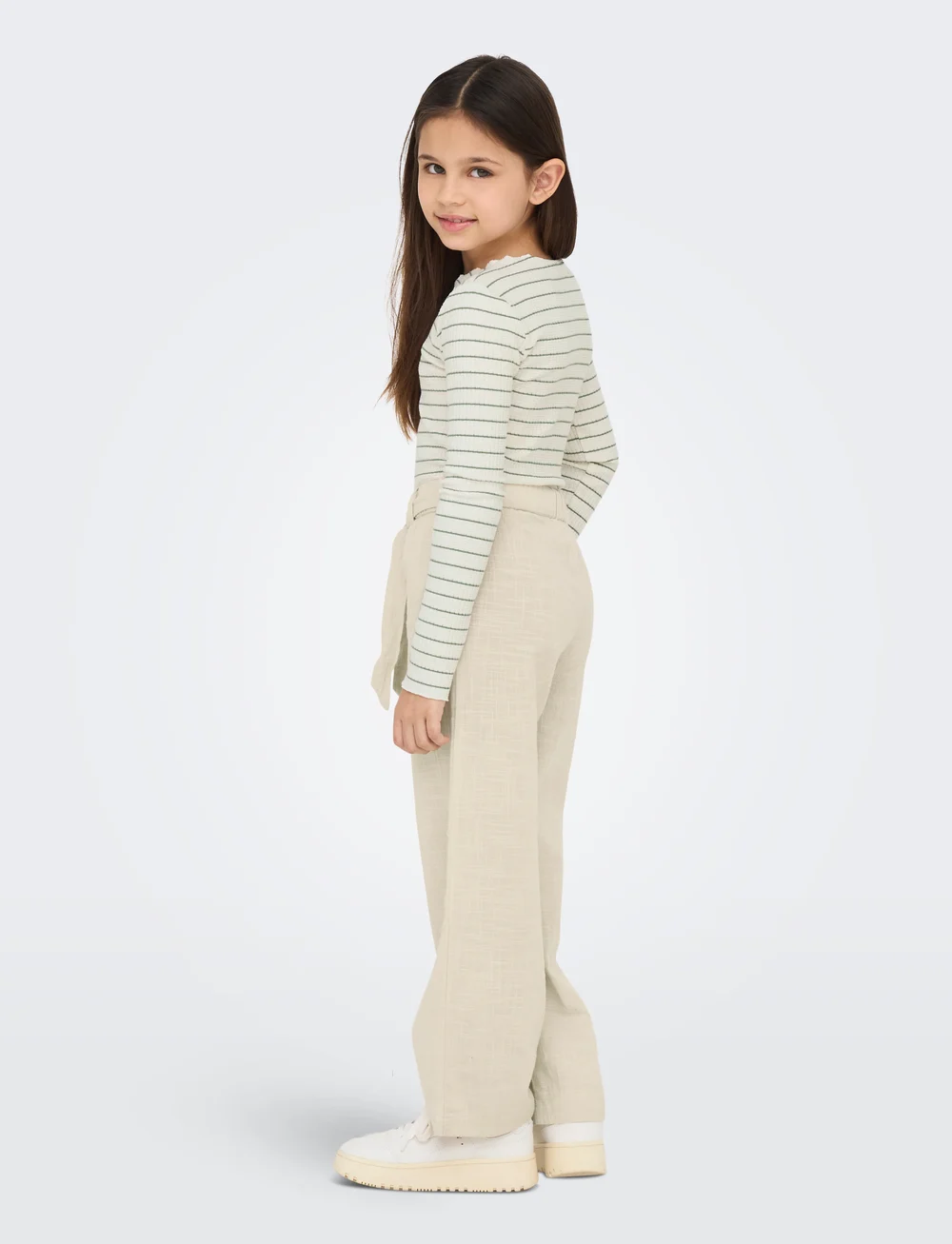 Kids Only - KOGTIZANA COTTON LOOSE PANTS WVN NOOS - bukser - pumice stone - 3