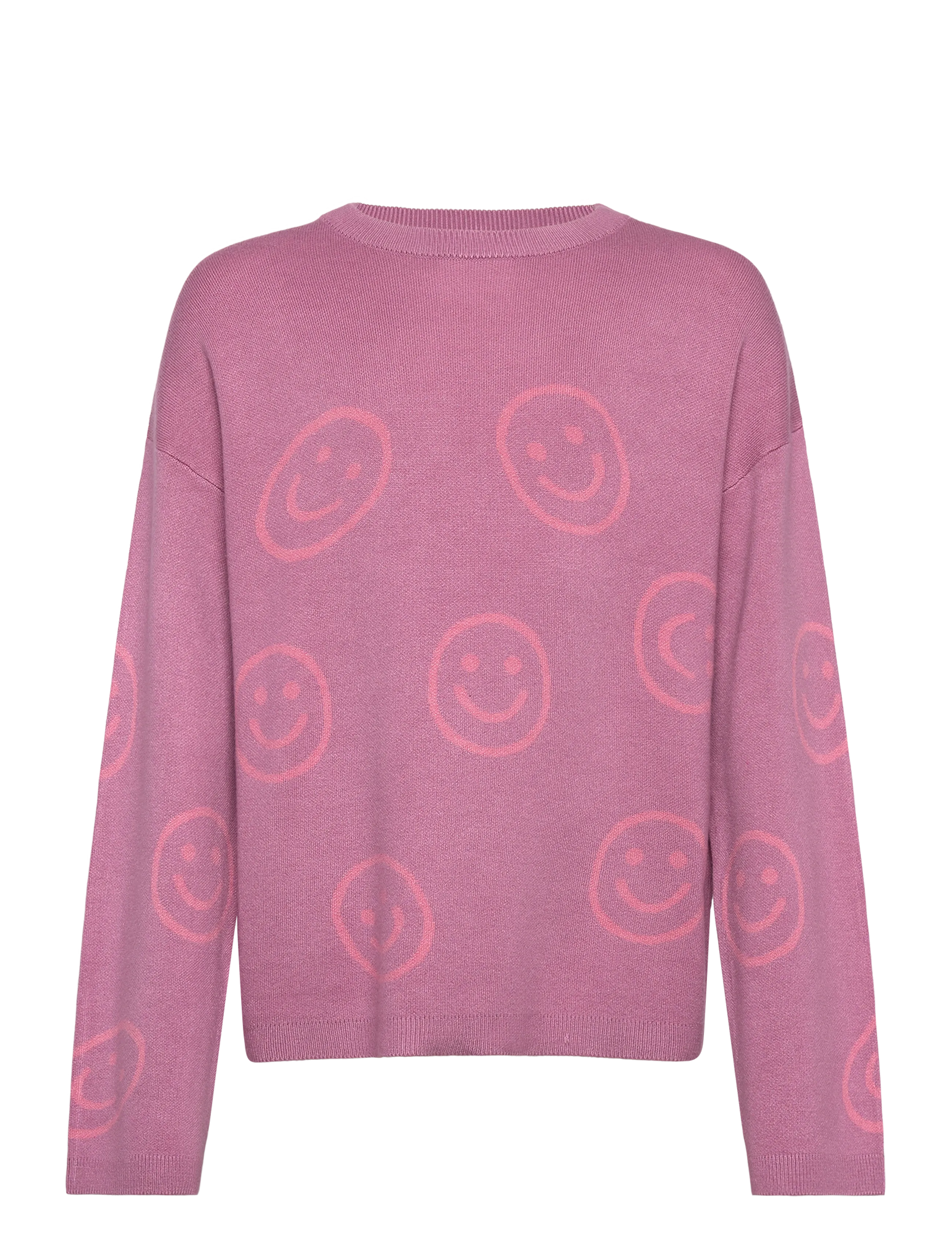 Kids Only KOGMONTANA LS JQ LOOSE O-NECK CP KNT - Stickade tröjor - MAUVE ORCHID / pink/rose