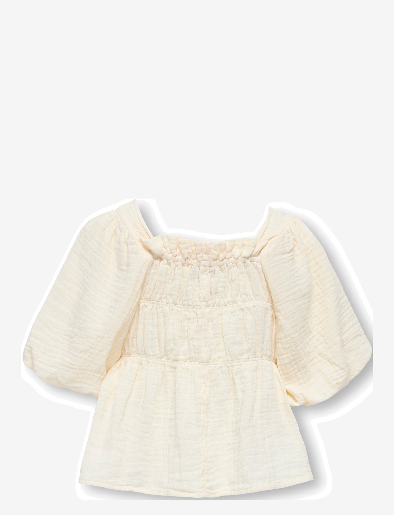 Kids Only - KOGTHYRA LIFE S/S SQUARE TOP CP WVN - bluser & tunikaer - birch - 2