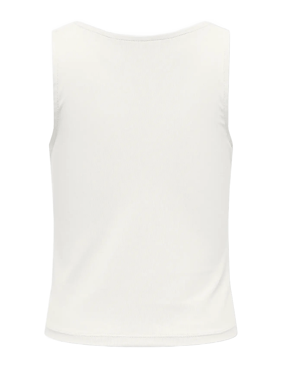 Kids Only - KOGEA S/L 2-WAYS TOP JRS NOOS - Ärmellose tops - cloud dancer - 2