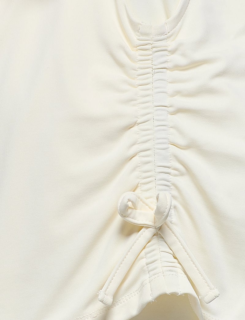 Kids Only - KOGEA S/L RUCHING TOP JRS - tanktops - cloud dancer - 2