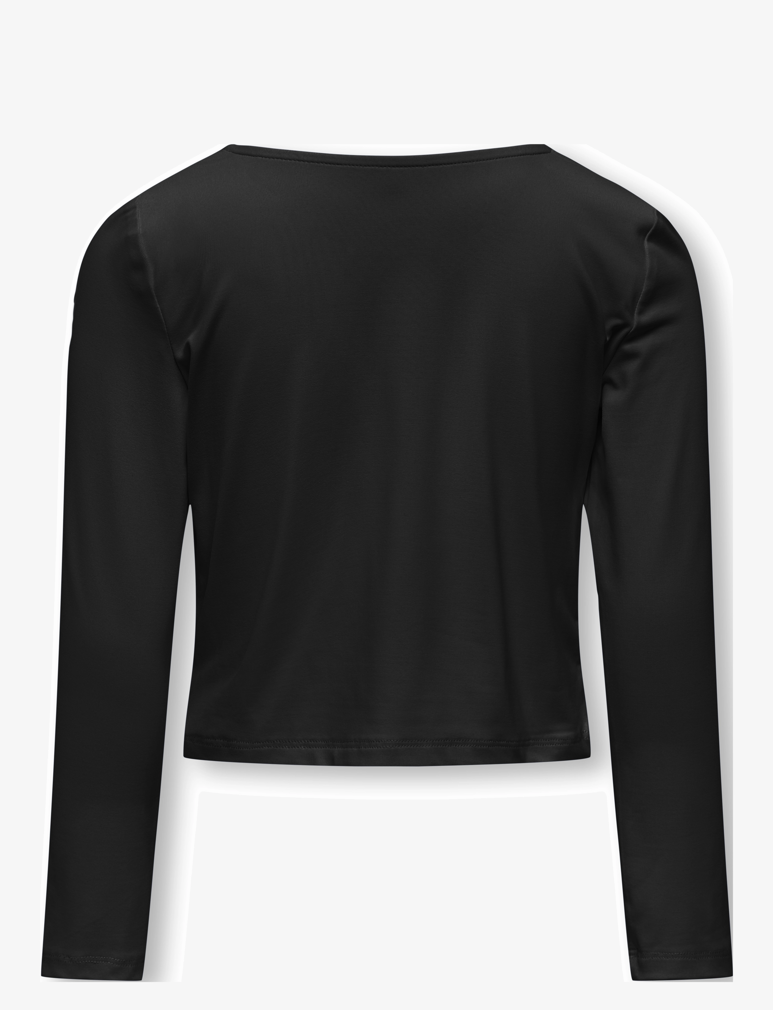 Kids Only - KOGEA L/S 2-WAYS TOP JRS - langermede t-skjorter - black - 2