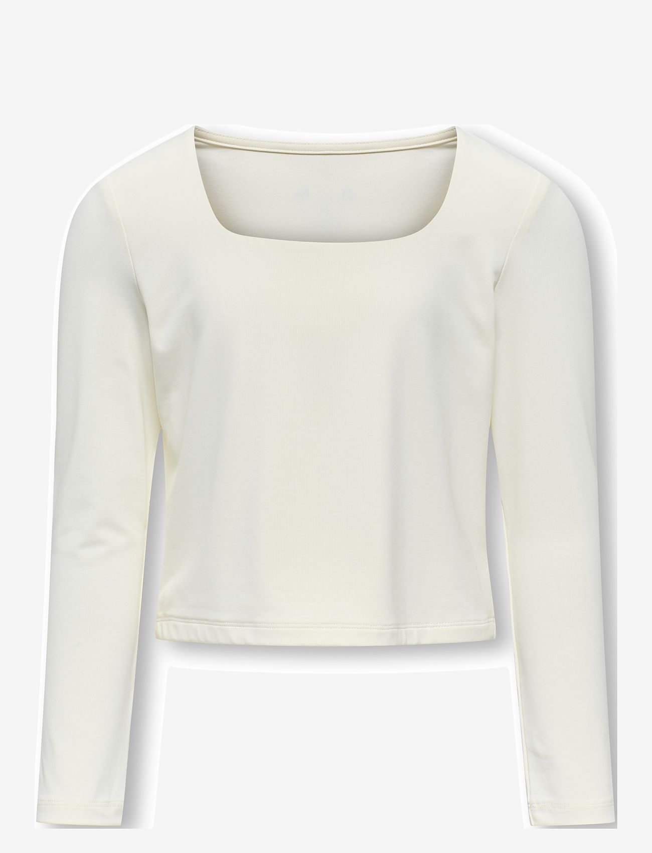 Kids Only - KOGEA L/S 2-WAYS TOP JRS - long-sleeved t-shirts - cloud dancer - 1