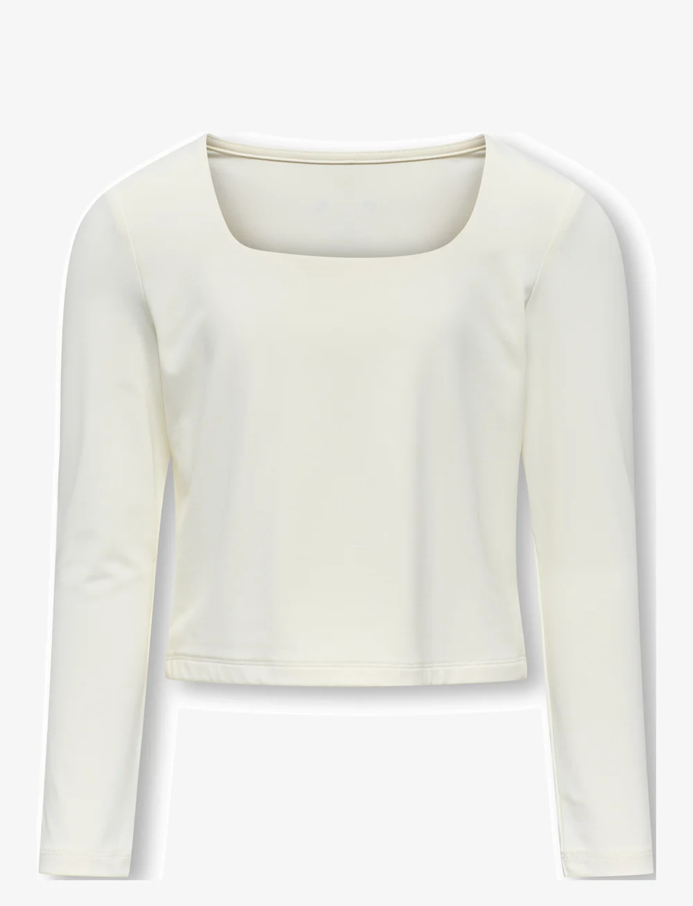 Kids Only - KOGEA L/S 2-WAYS TOP JRS - pikkade varrukatega t-särgid - cloud dancer - 1