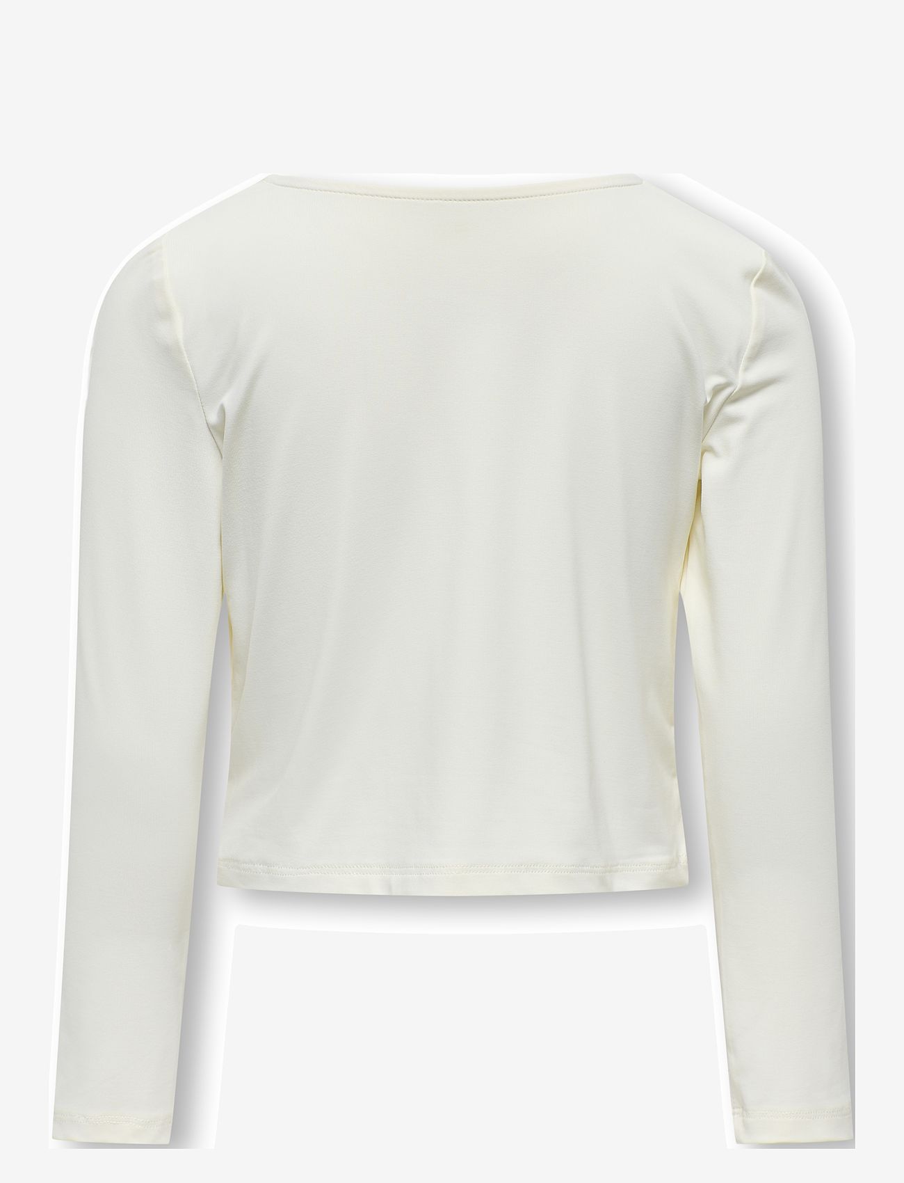 Kids Only - KOGEA L/S 2-WAYS TOP JRS - long-sleeved t-shirts - cloud dancer - 2