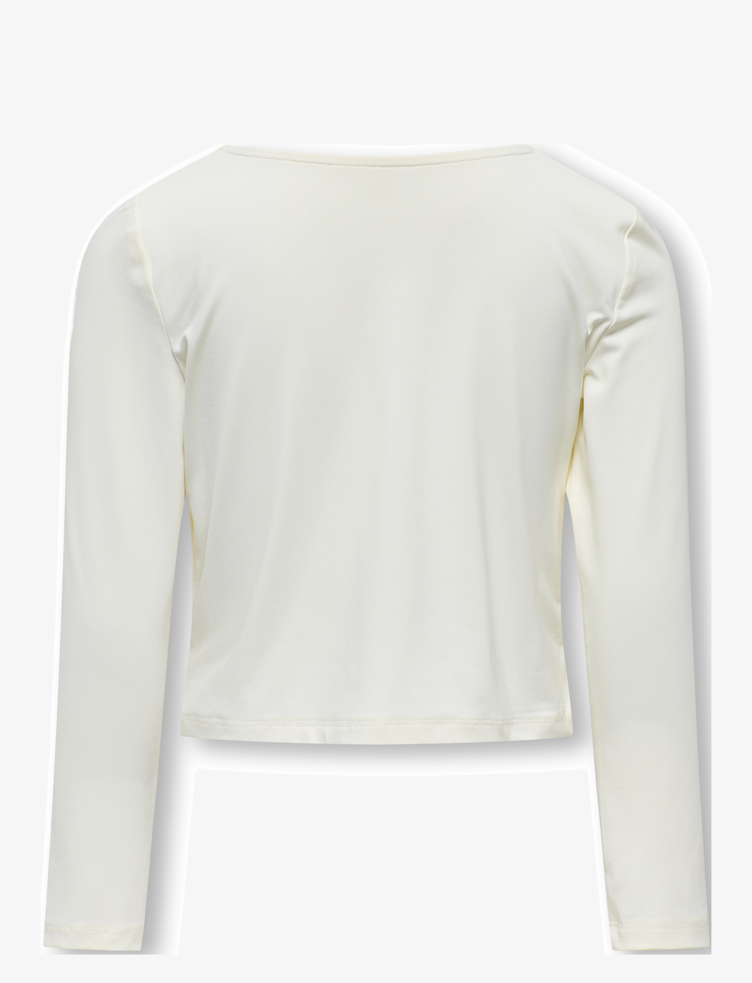 Kids Only - KOGEA L/S 2-WAYS TOP JRS - langærmede t-shirts - cloud dancer - 2