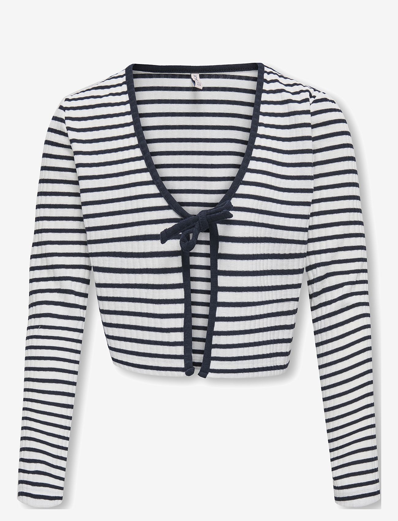 Kids Only - KOGNELLA STRIPED L/S CARDIGAN JRS - cloud dancer - 1