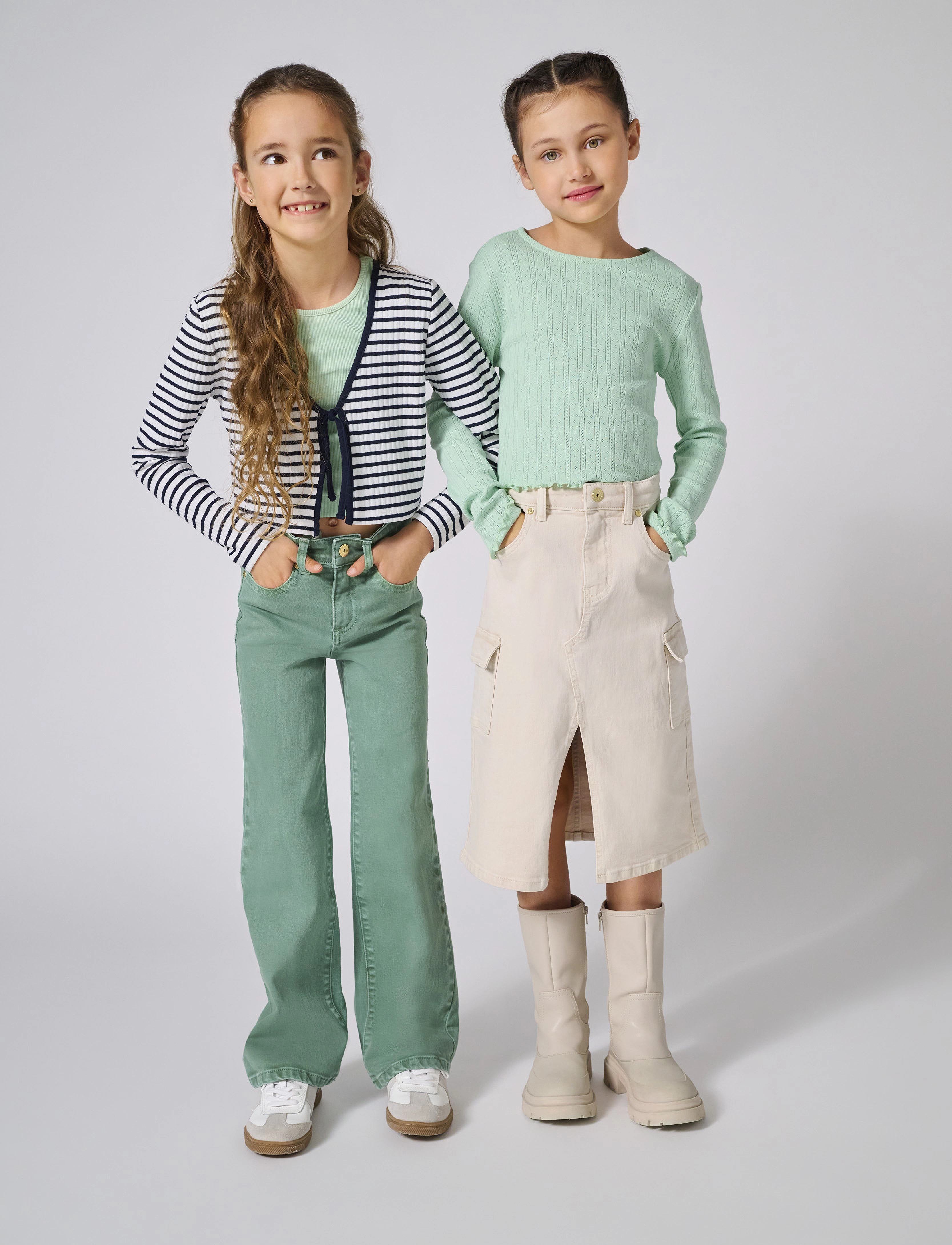 Kids Only - KOGNELLA STRIPED L/S CARDIGAN JRS - cloud dancer - 0