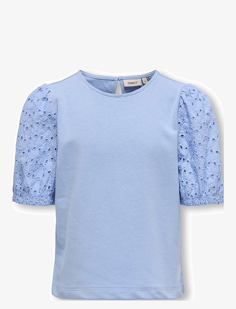 Kids Only - KOGNINNA LIFE 2/4 BROD.ANG.SLEEVE UB SWT - blusen & tuniken - open air - 0