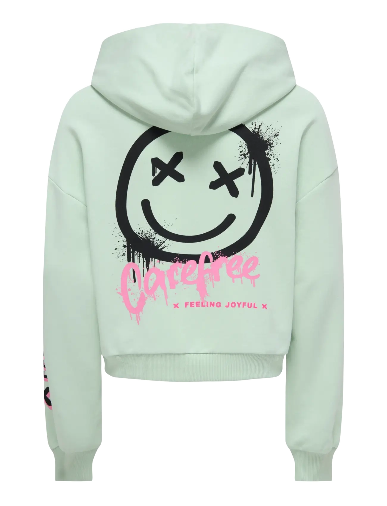 Kids Only - KOGSMILE LIFE L/S HOOD UB SWT NOOS - hættetrøjer - aqua foam - 1