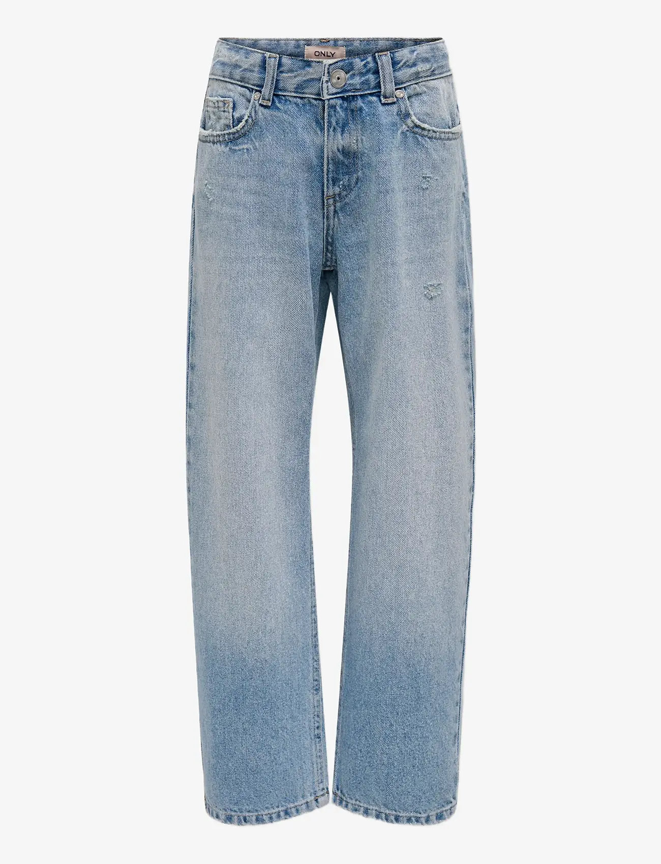 Kids Only - KOGELLA MW WIDE TAI518 DNM NOOS - wide leg jeans - light blue denim - 1