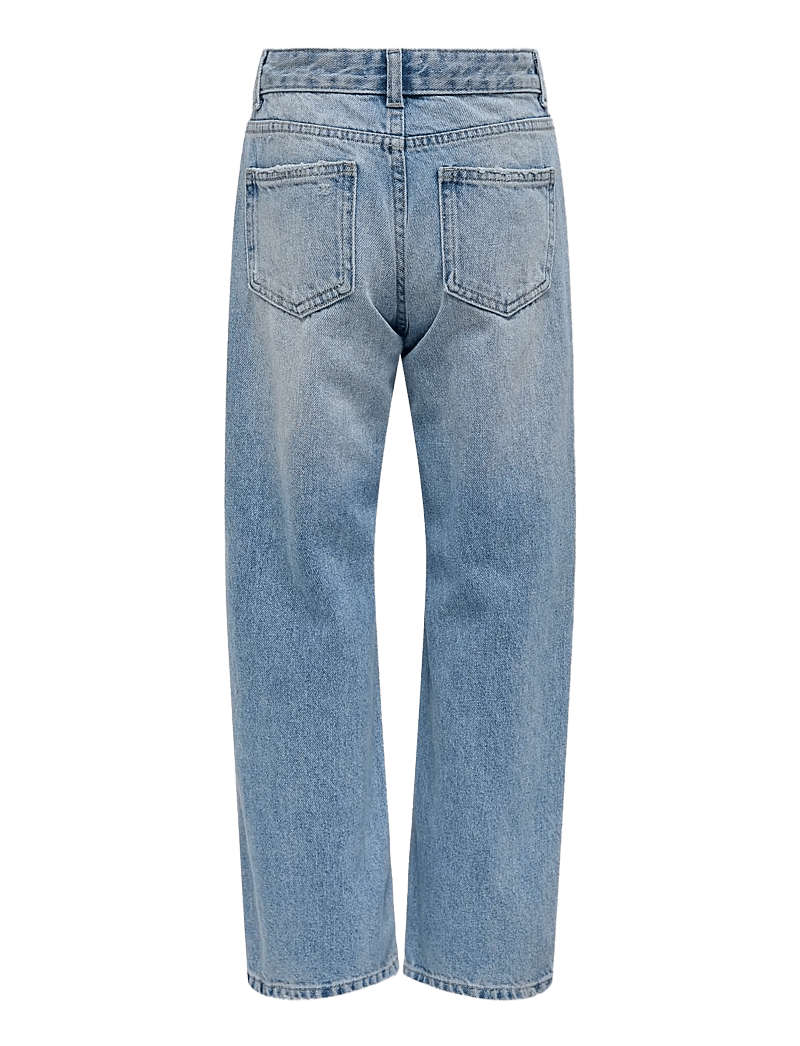 Kids Only - KOGELLA MW WIDE TAI518 DNM NOOS - wide leg jeans - light blue denim - 2