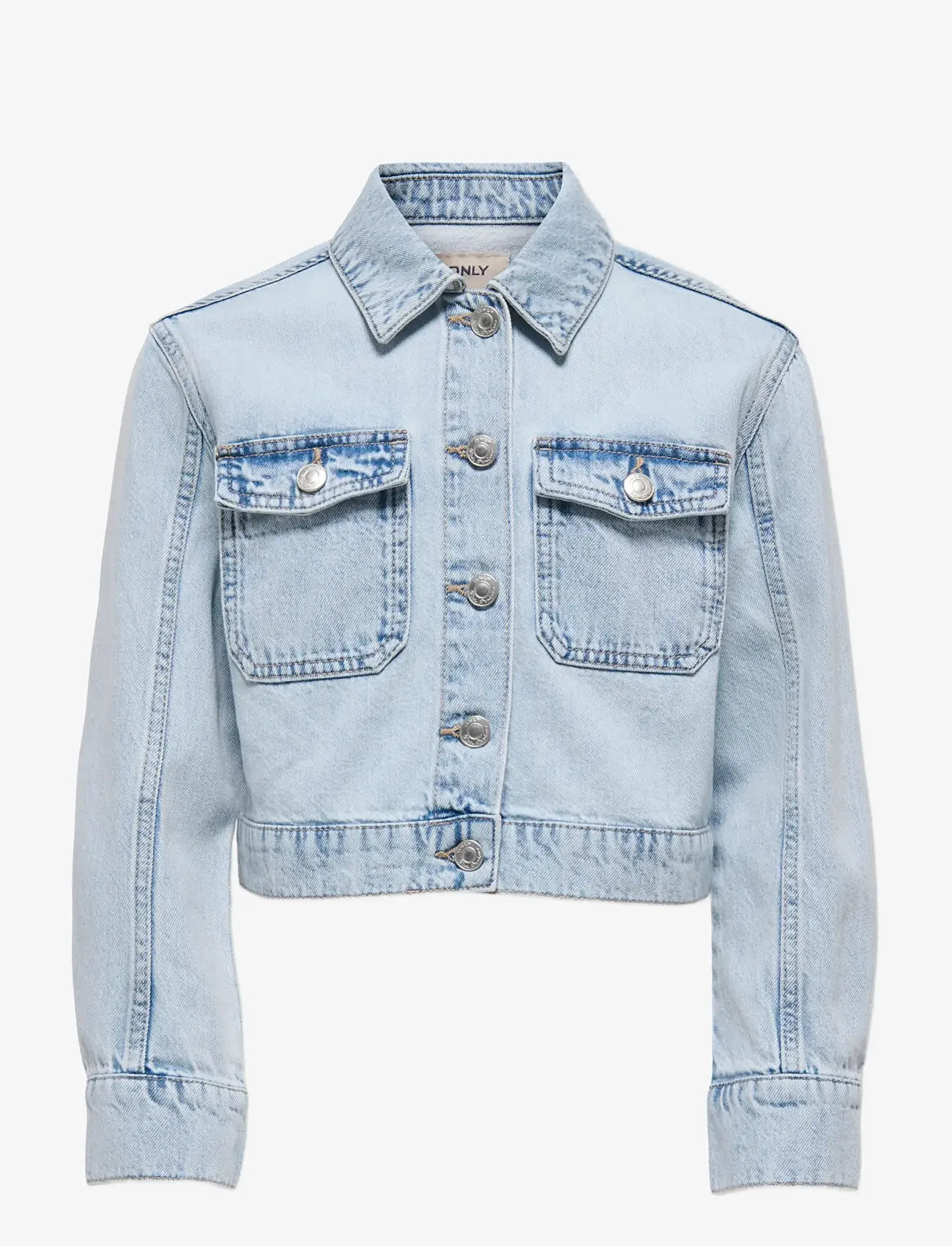 Kids Only - KOGLUMI LS JACKET DNM PIM NOOS - teksa ja velvet - light blue denim - 0