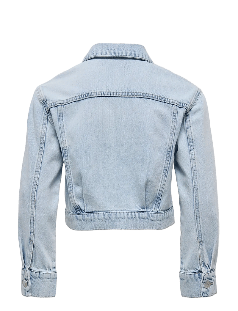 Kids Only - KOGLUMI LS JACKET DNM PIM NOOS - teksa ja velvet - light blue denim - 1
