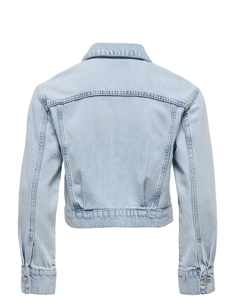 Kids Only - KOGLUMI LS JACKET DNM PIM NOOS - teksatagid - light blue denim - 1