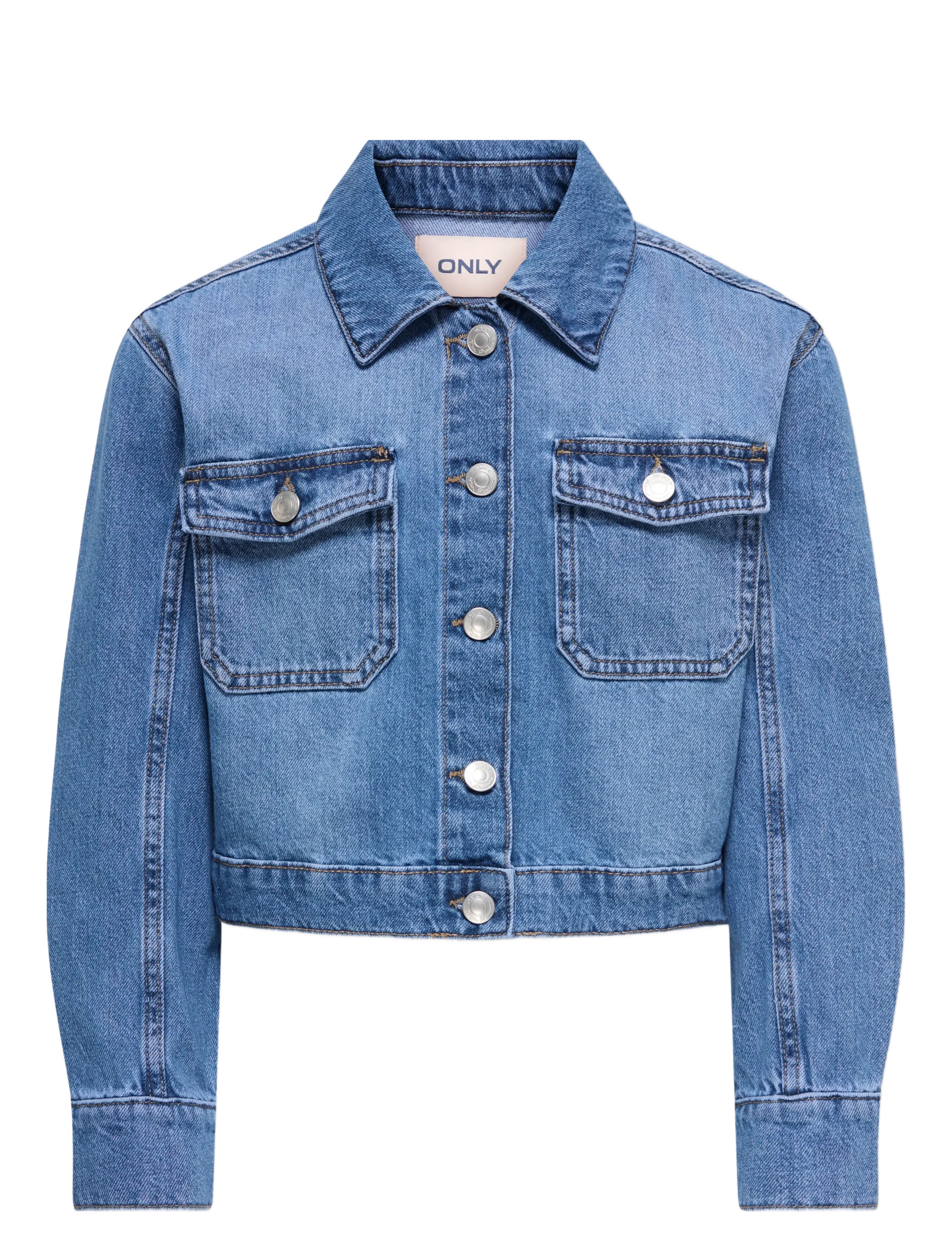 Kinder ONLY Koglumi Ls Jacke Dnm Pim Noos Blau - 128 - Kinder