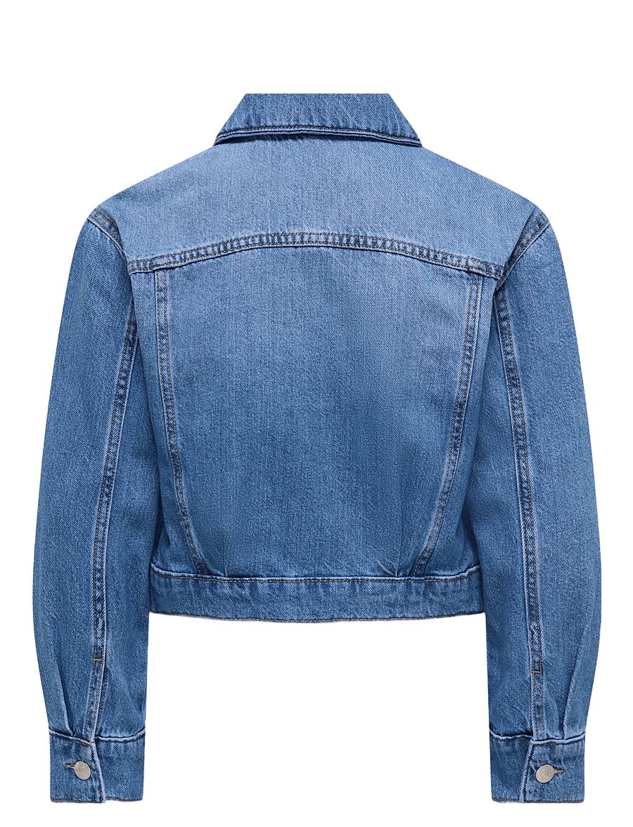Kids Only - KOGLUMI LS JACKET DNM PIM NOOS - denimjakker - medium blue denim - 2