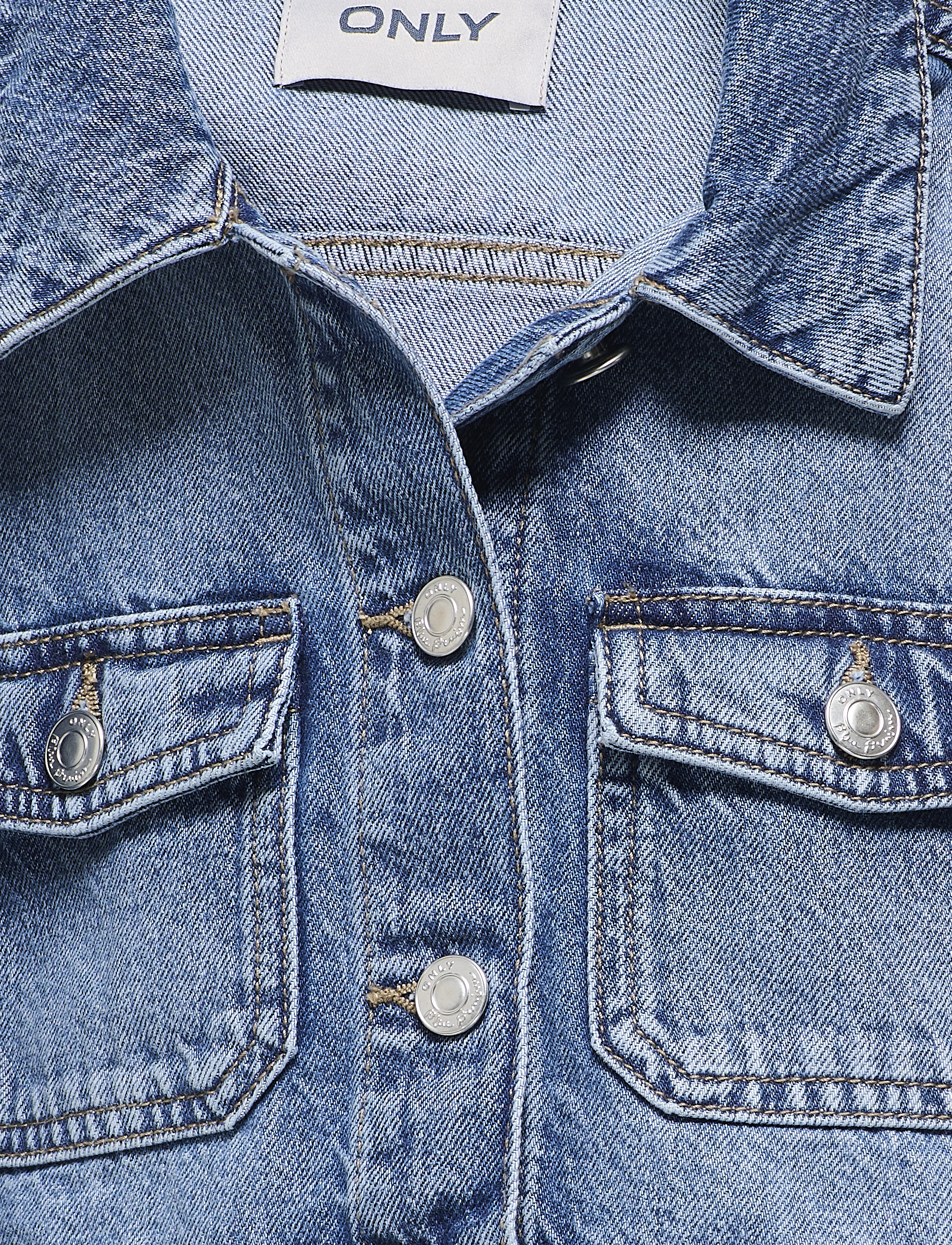 Kids Only - KOGLUMI LS JACKET DNM PIM NOOS - denimjakker - medium blue denim - 5
