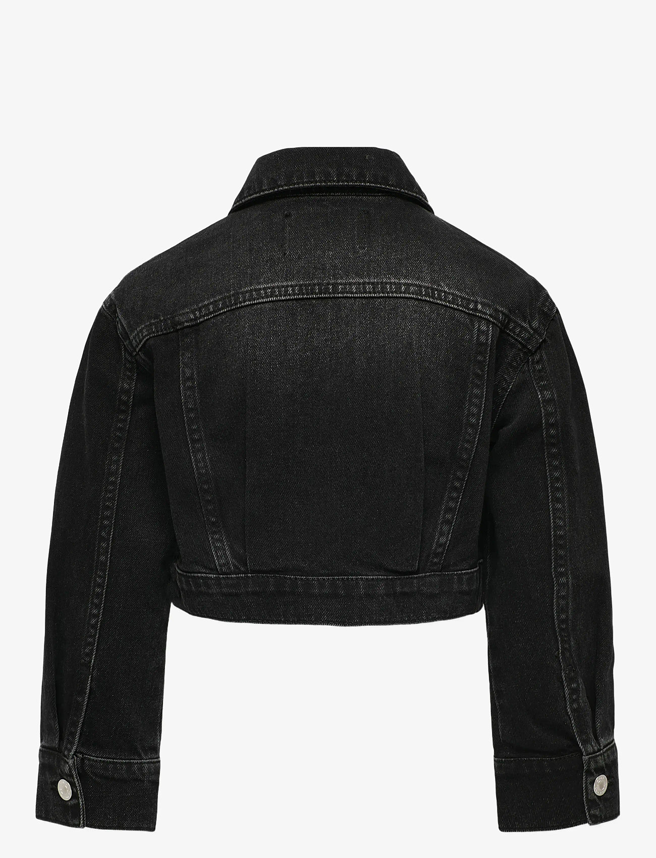 Kids Only - KOGLUMI LS JACKET DNM PIM NOOS - teksa ja velvet - washed black - 1