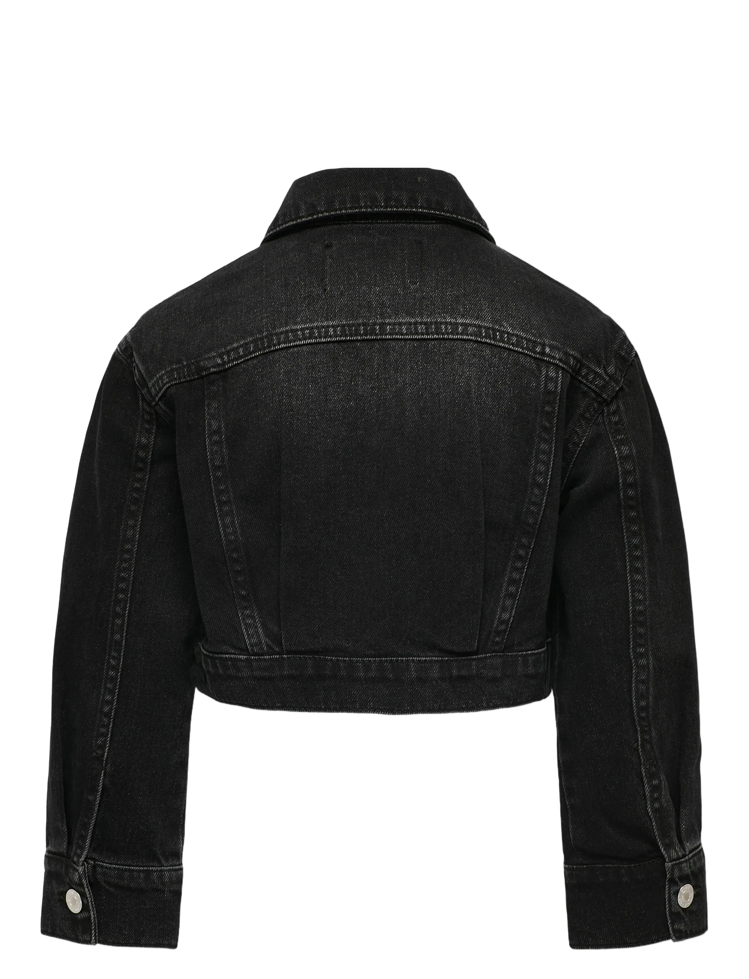 Kids Only - KOGLUMI LS JACKET DNM PIM NOOS - gallajakkar - washed black - 1