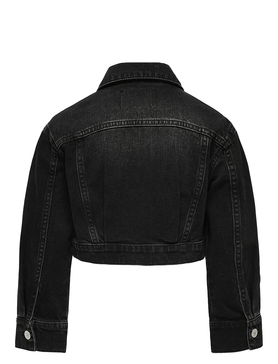 Kids Only - KOGLUMI LS JACKET DNM PIM NOOS - teksatagid - washed black - 1