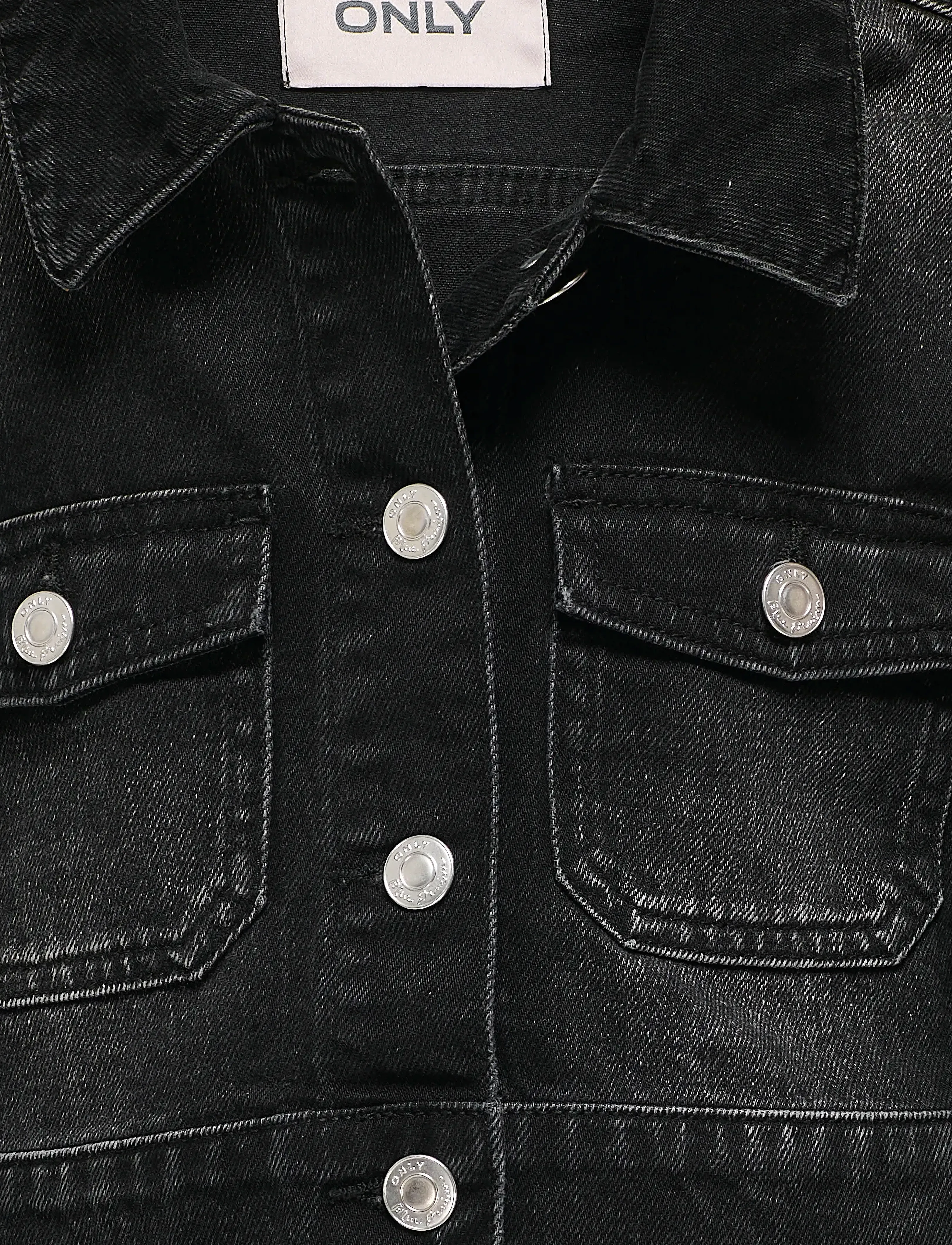 Kids Only - KOGLUMI LS JACKET DNM PIM NOOS - gallajakkar - washed black - 2
