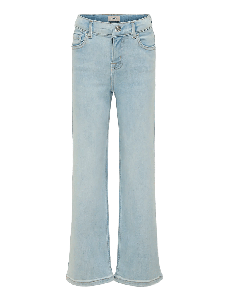Kids Only - KOGMADISON BLUSH WIDE LBD DNM NOOS - víðar gallabuxur - light blue denim - 1