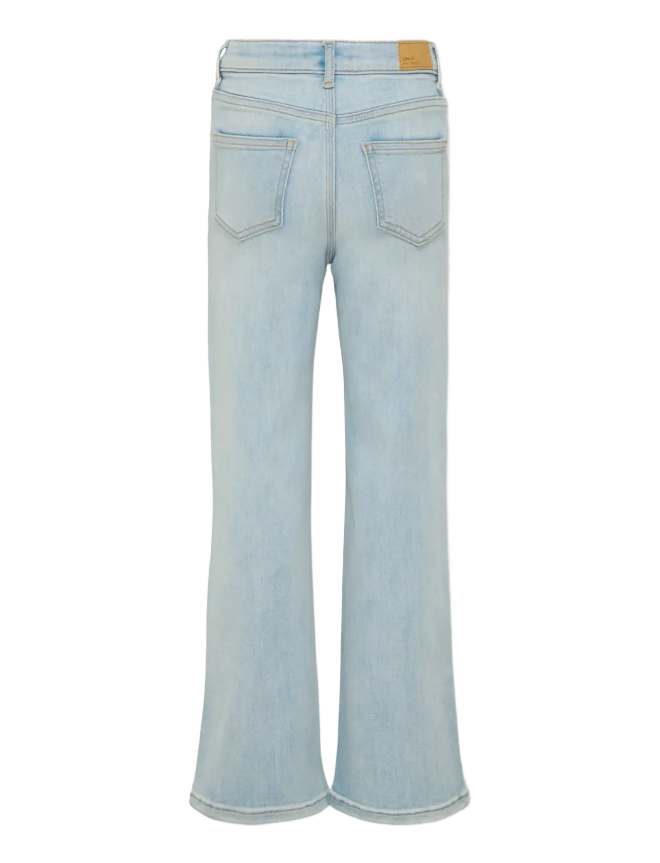 Kids Only - KOGMADISON BLUSH WIDE LBD DNM NOOS - hosen mit weitem bein - light blue denim - 2