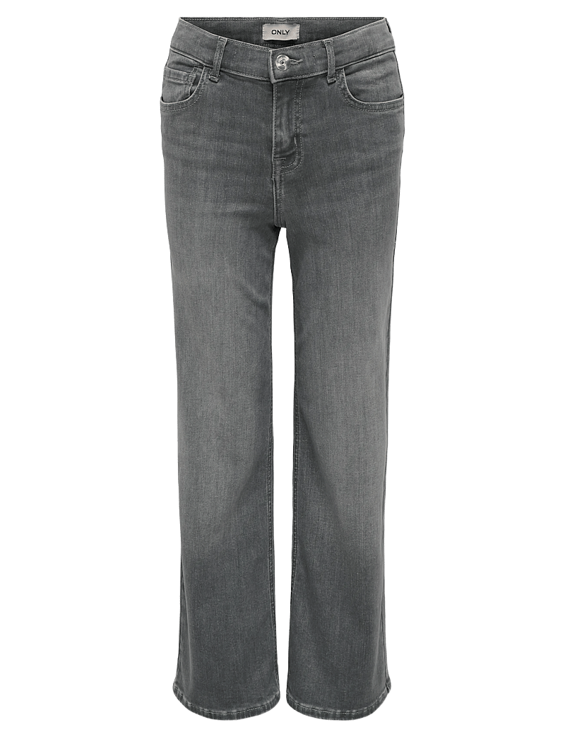 Kids Only - KOGMADISON BLUSH WIDE GD DNM NOOS - hosen mit weitem bein - medium grey denim - 0